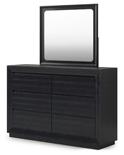 Load image into Gallery viewer, Londer California King Panel Bed with Mirrored Dresser, Chest and Nightstand
