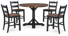 Load image into Gallery viewer, Valebeck Counter Height Dining Table and 4 Barstools

