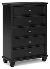 Load image into Gallery viewer, Lanolee Queen Panel Bed with Mirrored Dresser, Chest and Nightstand
