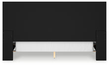 Load image into Gallery viewer, Londer California King Panel Bed with Mirrored Dresser and Nightstand
