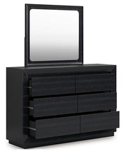 Load image into Gallery viewer, Londer Queen Panel Bed with Mirrored Dresser, Chest and Nightstand
