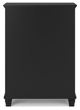 Load image into Gallery viewer, Lanolee California King Panel Bed with Mirrored Dresser, Chest and Nightstand
