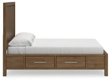 Load image into Gallery viewer, Cabalynn King Panel Bed with Storage with Mirrored Dresser
