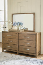 Load image into Gallery viewer, Cabalynn California King Upholstered Bed with Mirrored Dresser
