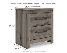 Load image into Gallery viewer, Graystorm King Panel Bed with Mirrored Dresser
