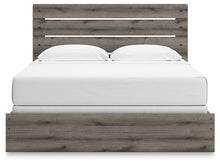 Load image into Gallery viewer, Graystorm King Panel Bed with Mirrored Dresser
