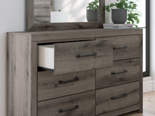 Load image into Gallery viewer, Graystorm King Panel Bed with Mirrored Dresser
