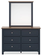 Load image into Gallery viewer, Landocken Full Panel Headboard with Mirrored Dresser, Chest and Nightstand
