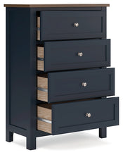 Load image into Gallery viewer, Landocken Full Panel Headboard with Mirrored Dresser, Chest and Nightstand
