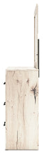 Load image into Gallery viewer, Lawroy Twin Panel Headboard with Mirrored Dresser
