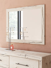 Load image into Gallery viewer, Lawroy Twin Panel Headboard with Mirrored Dresser
