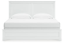 Load image into Gallery viewer, Bostwick Shoals King Panel Bed with Mirrored Dresser, Chest and Nightstand
