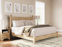 Load image into Gallery viewer, Aleaport King Panel Bed with Mirrored Dresser and Nightstand
