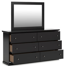 Load image into Gallery viewer, Maribel Twin Panel Bed with Mirrored Dresser, Chest and Nightstand
