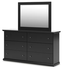Load image into Gallery viewer, Maribel Full Panel Bed with Mirrored Dresser, Chest and Nightstand
