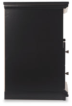 Load image into Gallery viewer, Maribel Full Panel Bed with Mirrored Dresser, Chest and Nightstand
