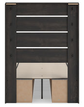 Load image into Gallery viewer, Hollivern Twin Panel Bed with Storage with Mirrored Dresser, Chest and Nightstand
