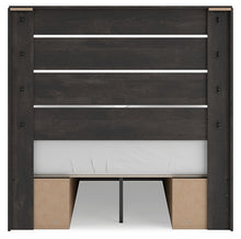 Load image into Gallery viewer, Hollivern Full Panel Bed with Storage with Mirrored Dresser
