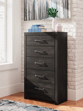 Load image into Gallery viewer, Hollivern Full Panel Bed with Storage with Mirrored Dresser, Chest and Nightstand
