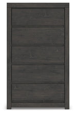 Load image into Gallery viewer, Fraluna King Panel Bed with Mirrored Dresser, Chest and Nightstand
