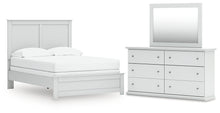 Load image into Gallery viewer, Bostwick Shoals Full Panel Bed with Mirrored Dresser
