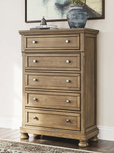 Load image into Gallery viewer, Feddinger California King Panel Bed with Mirrored Dresser, Chest and Nightstand

