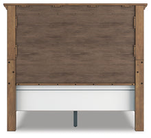 Load image into Gallery viewer, Feddinger Queen Panel Bed with Mirrored Dresser
