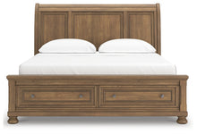 Load image into Gallery viewer, Feddinger California King Storage Sleigh Bed with Mirrored Dresser
