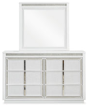 Load image into Gallery viewer, Chalanna King Upholstered Storage Bed with Mirrored Dresser, Chest and Nightstand
