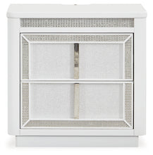 Load image into Gallery viewer, Chalanna King Upholstered Storage Bed with Mirrored Dresser, Chest and Nightstand
