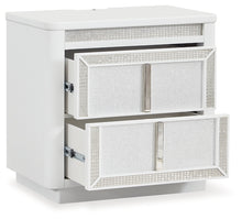 Load image into Gallery viewer, Chalanna King Upholstered Storage Bed with Mirrored Dresser, Chest and Nightstand
