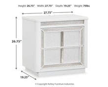 Load image into Gallery viewer, Chalanna King Upholstered Storage Bed with Mirrored Dresser, Chest and Nightstand
