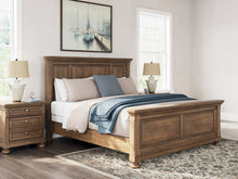 Load image into Gallery viewer, Feddinger California King Panel Bed with Mirrored Dresser
