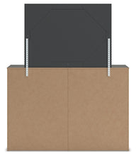 Load image into Gallery viewer, Fraluna King Panel Storage Bed with Mirrored Dresser
