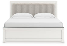 Load image into Gallery viewer, Zuraleus King Upholstered Panel Bed
