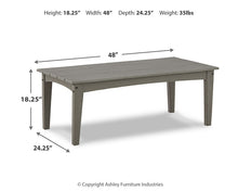 Load image into Gallery viewer, Visola Rectangular Cocktail Table
