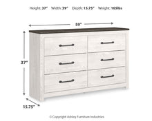 Load image into Gallery viewer, Gerridan Six Drawer Dresser
