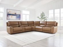 Load image into Gallery viewer, DeepWakes 6-Piece Reclining Sectional with Storage Console
