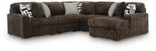 Load image into Gallery viewer, Midnight-Madness 5-Piece Sectional with Chaise
