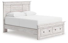 Load image into Gallery viewer, Makidern Queen Panel Storage Bed
