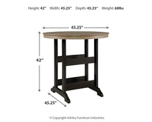 Load image into Gallery viewer, Fairen Trail Round Bar Table w/UMB OPT
