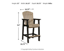 Load image into Gallery viewer, Fairen Trail Tall Barstool (2/CN)
