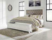Load image into Gallery viewer, Kanwyn King Upholstered Panel Storage Bed
