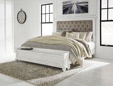 Load image into Gallery viewer, Kanwyn Queen Upholstered Panel Storage Bed
