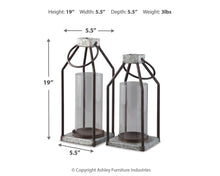 Load image into Gallery viewer, Diedrick Lantern Set (2/CN)
