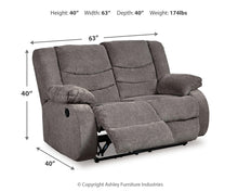 Load image into Gallery viewer, Tulen Reclining Loveseat
