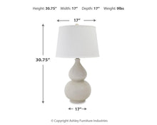 Load image into Gallery viewer, Saffi Ceramic Table Lamp (1/CN)
