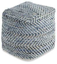 Load image into Gallery viewer, Chevron Pouf
