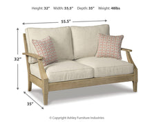 Load image into Gallery viewer, Clare View Loveseat w/Cushion
