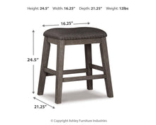 Load image into Gallery viewer, Caitbrook Upholstered Stool (2/CN)
